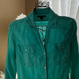 Tommy Bahama Teal Utility Shirt Jacket